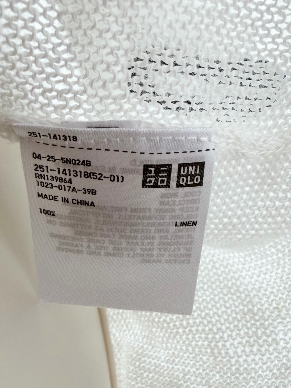 UNIQLO x Ines de la Fressange Linen Knit Sweater - Picture 8 of 8